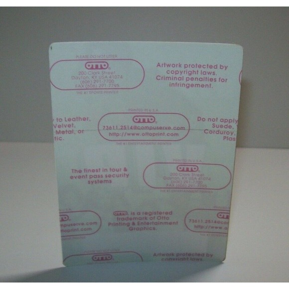 Lenny Kravitz Backstage VIP Pass Original Pop Rock Music Concert Gift Original - Picture 2 of 3